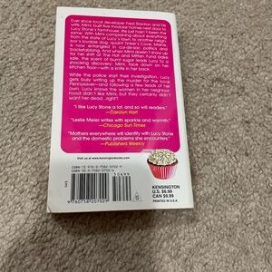 Pink Paperback Book with Cupcake Design